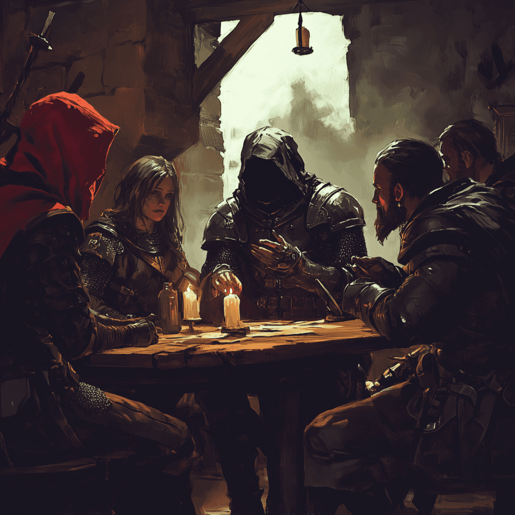Hero's Rise — illuminated plate